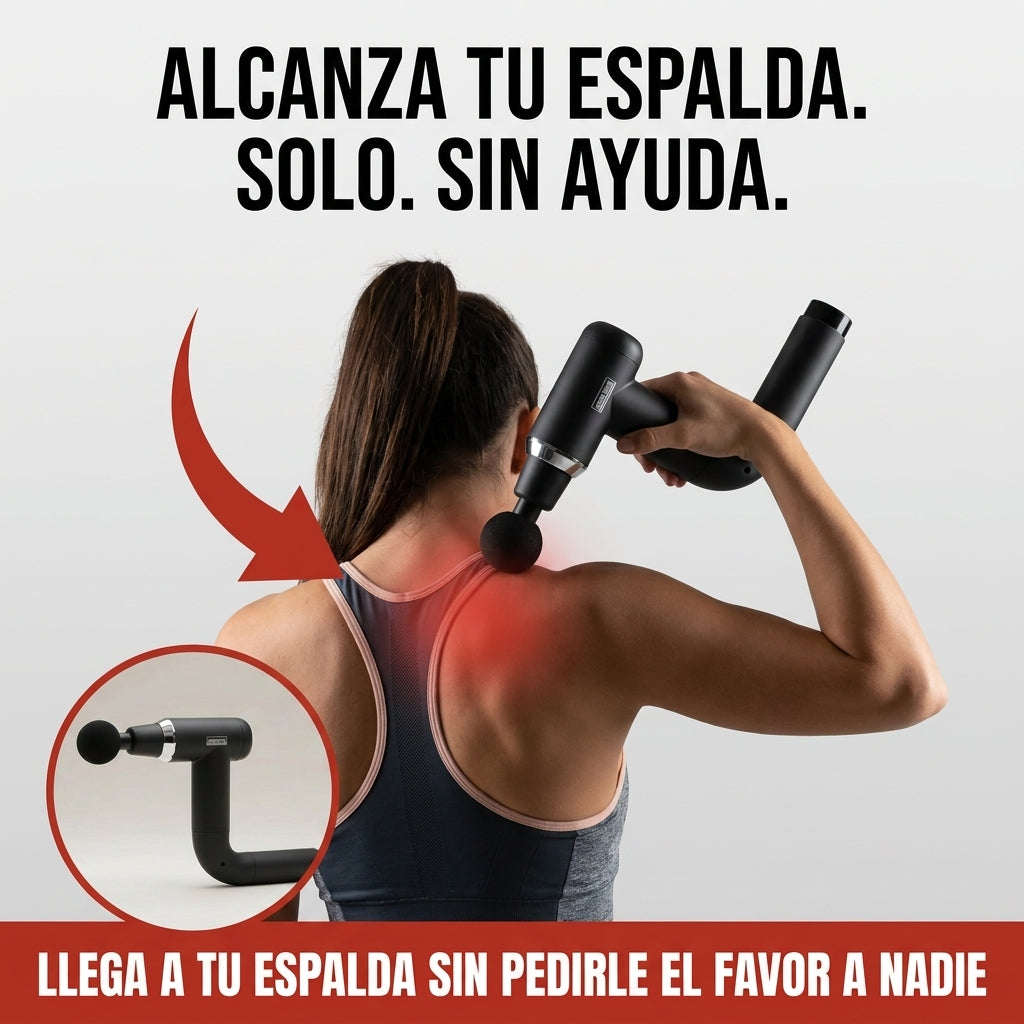 Pistola de Masaje Térmico Extensible