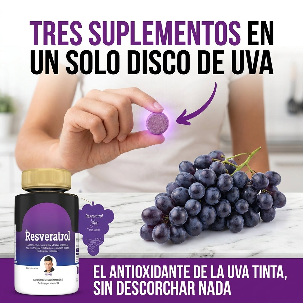 Resveratrol Ámbra Discos Masticables