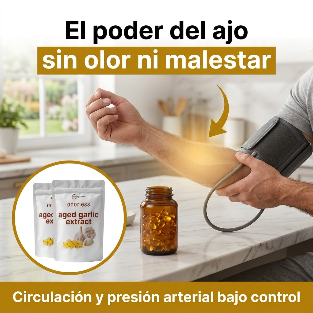 Extracto de Ajo Envejecido Sin Olor