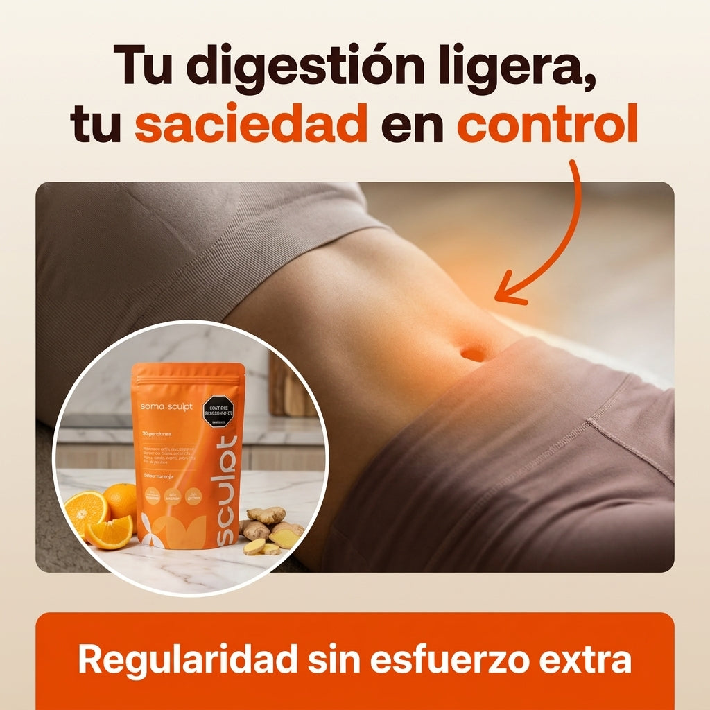 Sculpt Fibra Funcional Piña · Naranja
