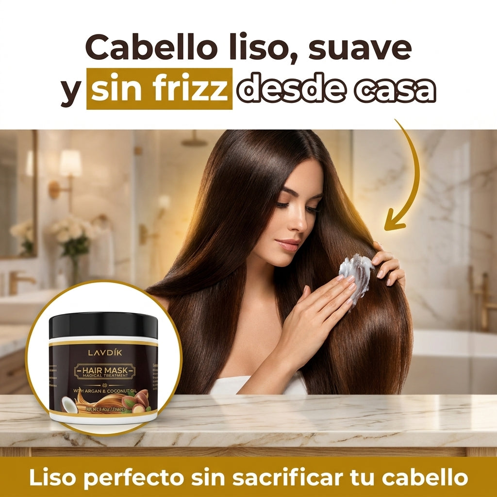 Mascarilla Sedosa con Aceite de Argán