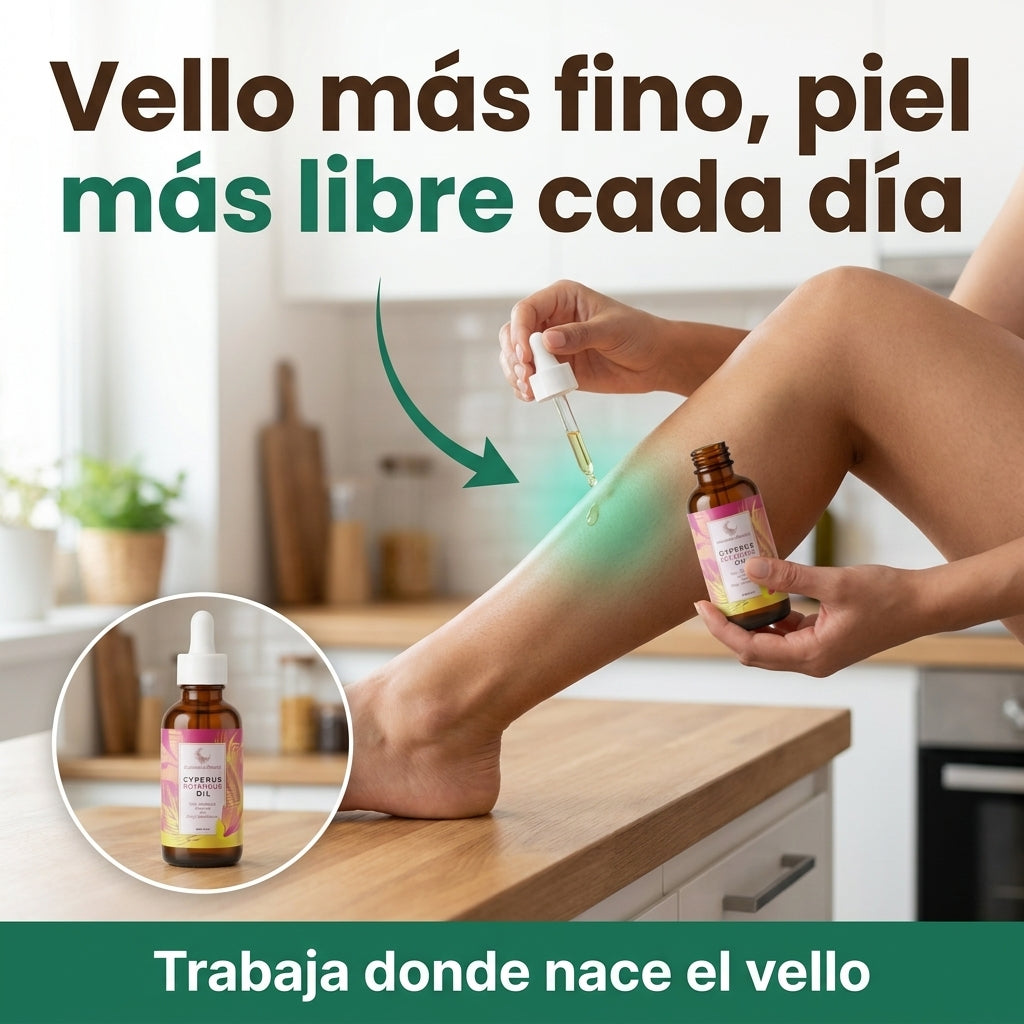 Aceite Botánico Cyperus · Vello Suave