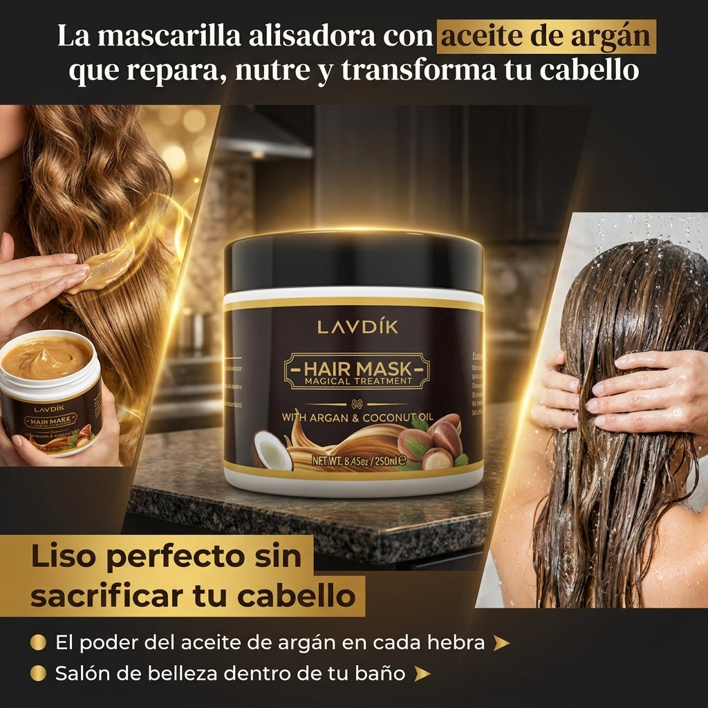 Mascarilla Sedosa con Aceite de Argán