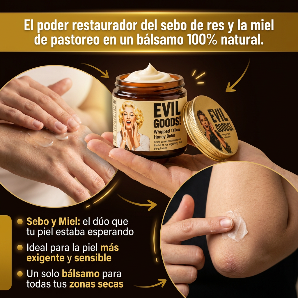 Bálsamo Nutritivo de Sebo y Miel