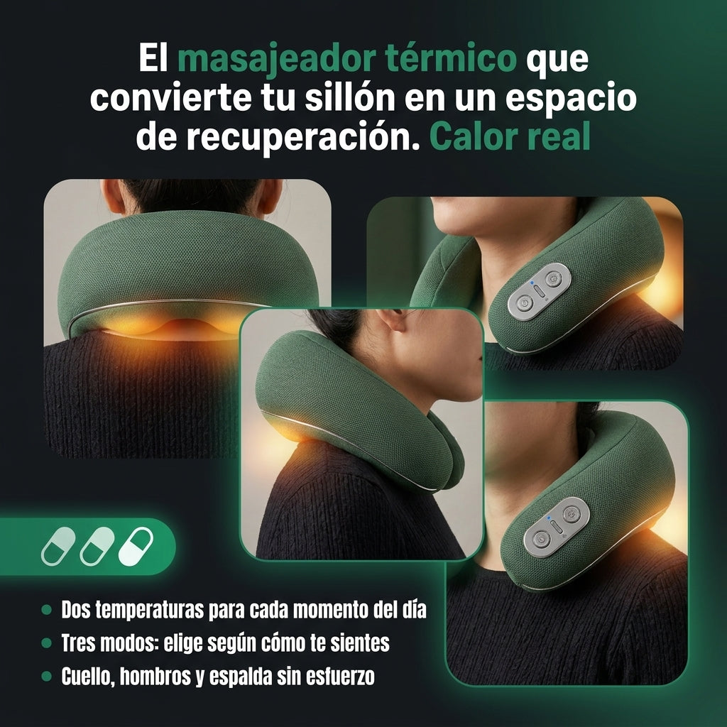 TensaFix™ Masajeador Térmico Cervical