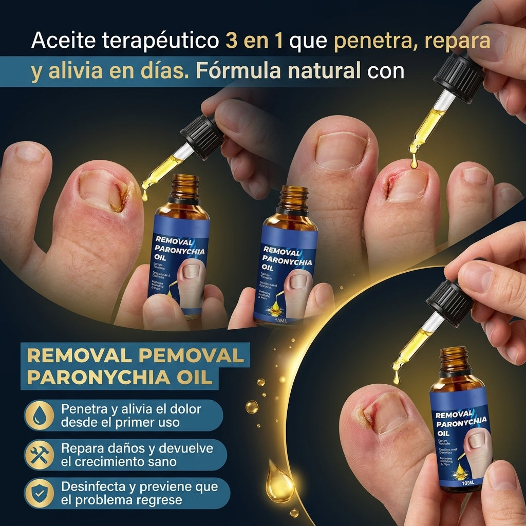 Aceite Restaurador de Uñas 3 en 1