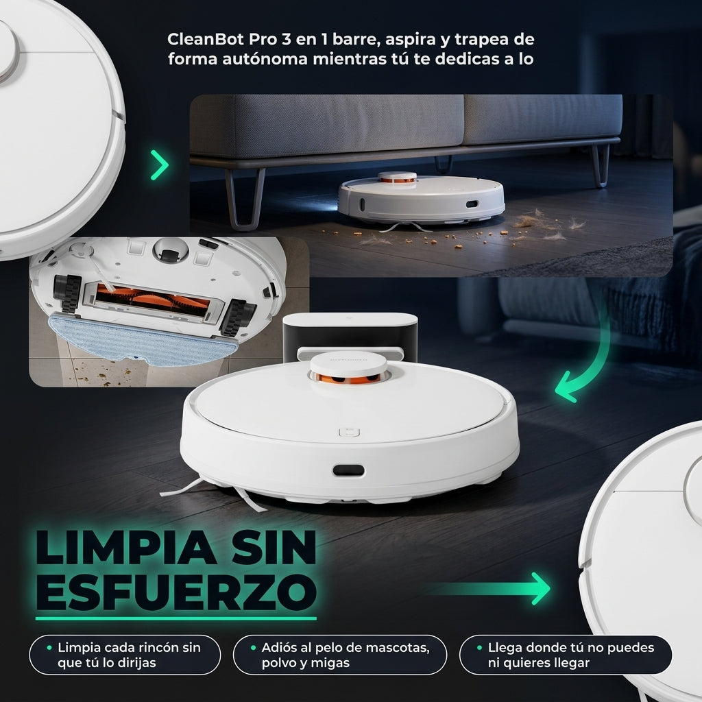 CleanBot Pro 3 en 1