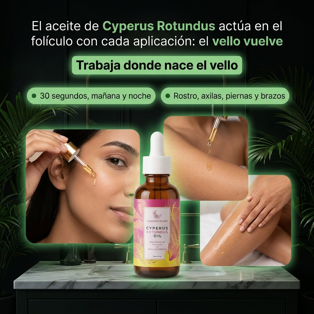 Aceite Botánico Cyperus · Vello Suave