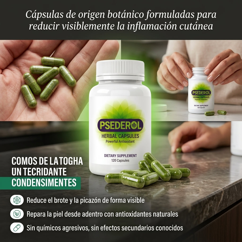 Psederol Cápsulas Botanicas Pieles Sensibles