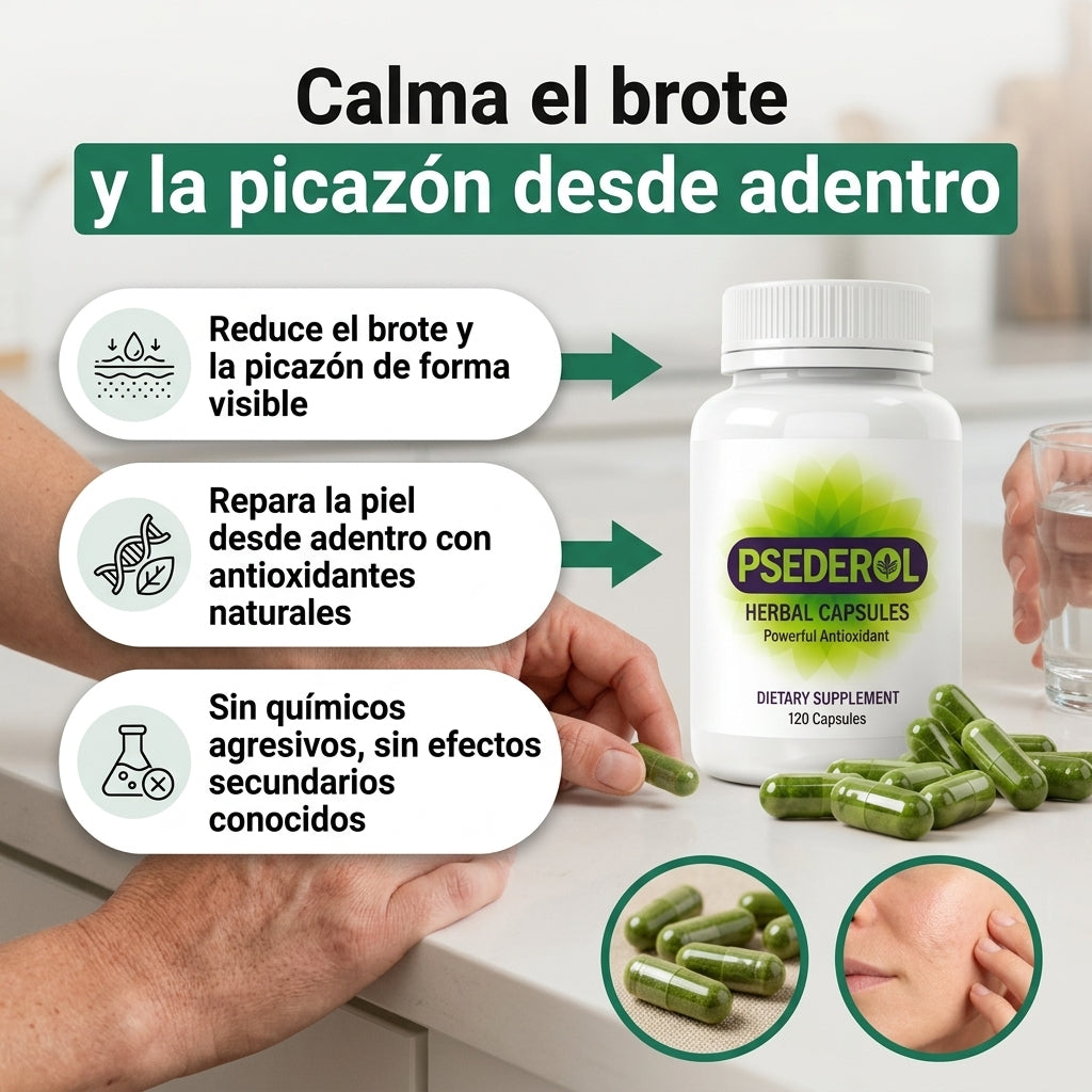 Psederol Cápsulas Botanicas Pieles Sensibles