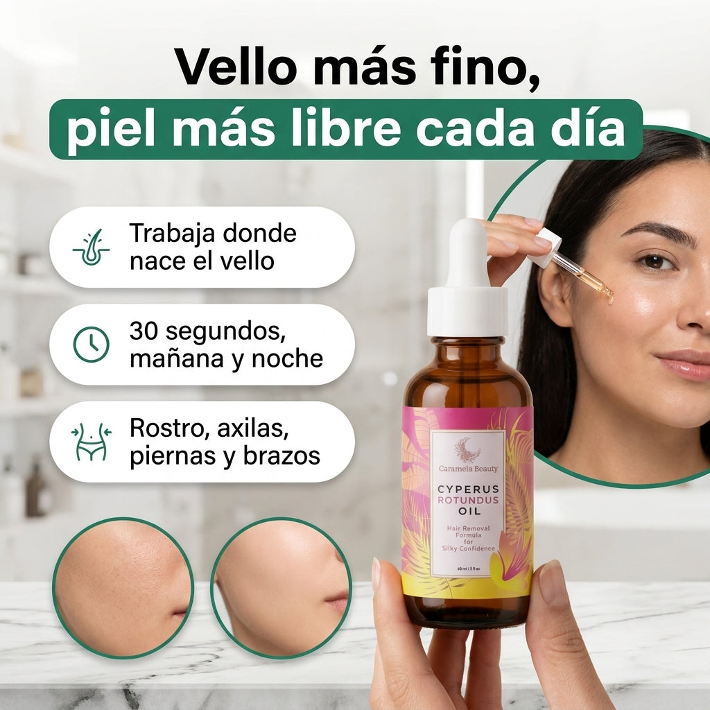 Aceite Botánico Cyperus · Vello Suave