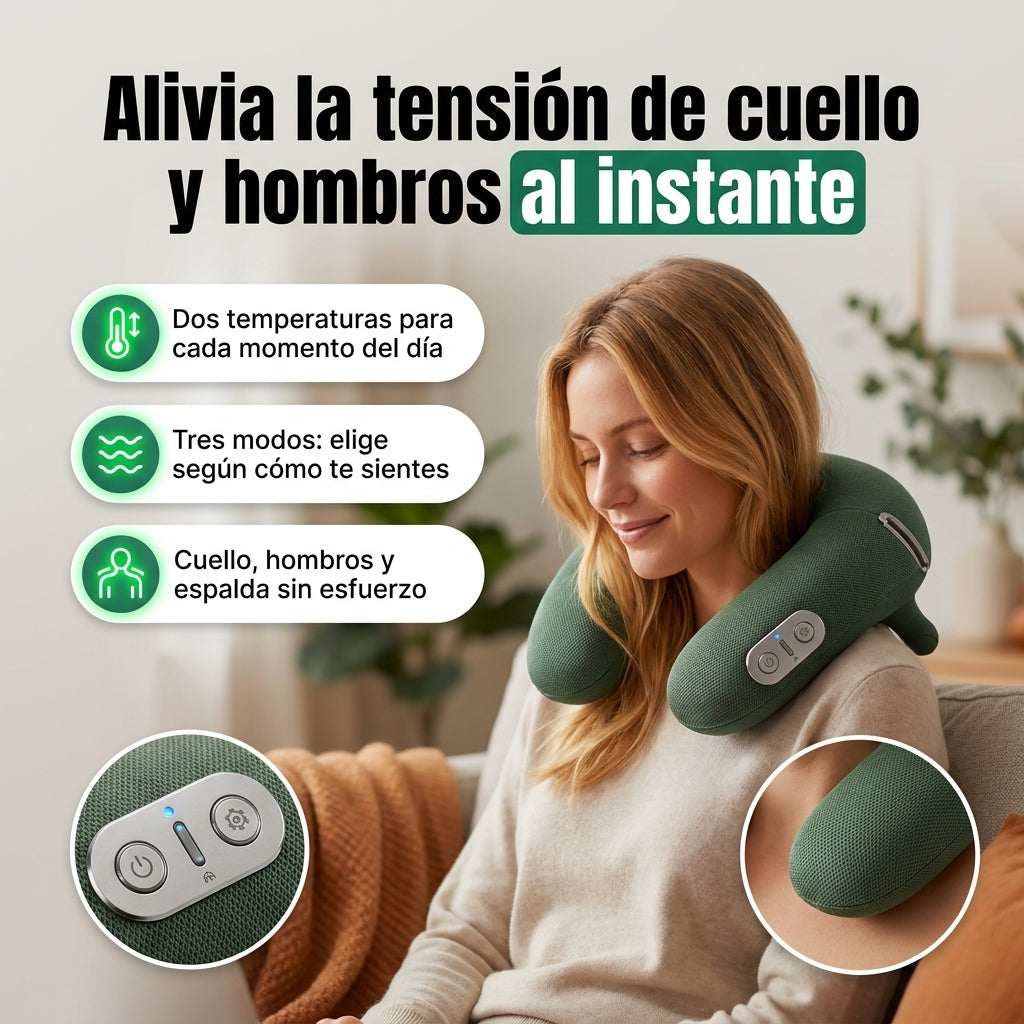 TensaFix™ Masajeador Térmico Cervical