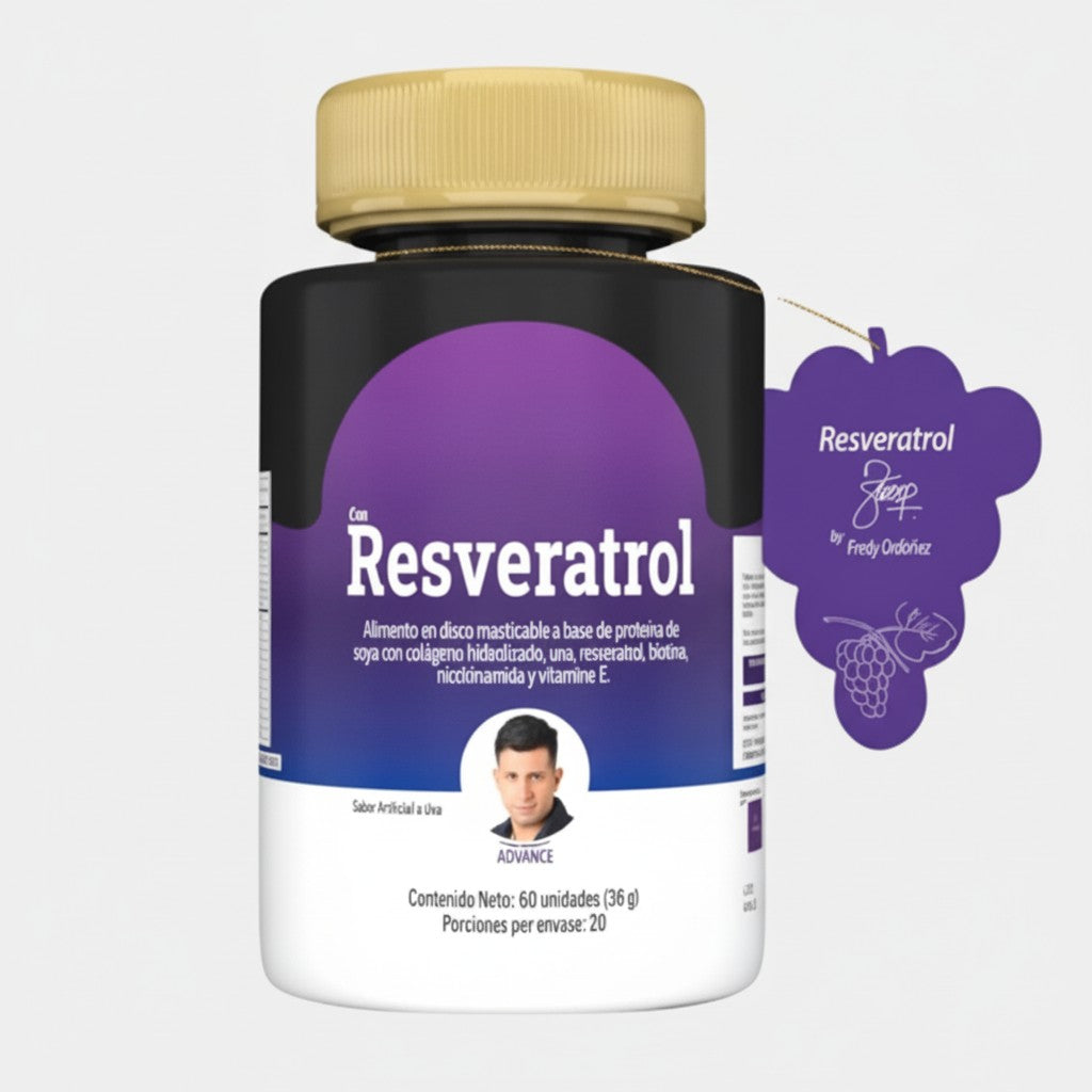 Resveratrol Ámbra Discos Masticables