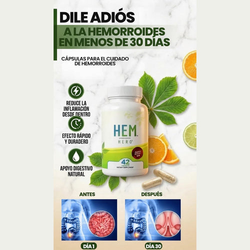 42 Capsulas | Hem Hero Cápsulas Venosas