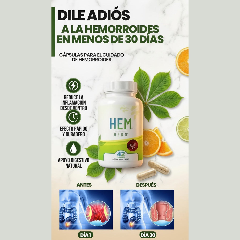 42 Capsulas | Hem Hero Cápsulas Venosas