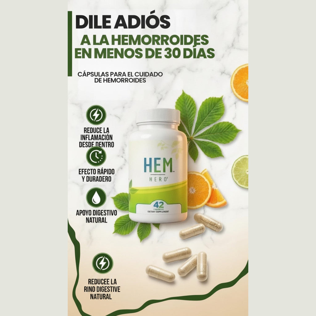 42 Capsulas | Hem Hero Cápsulas Venosas