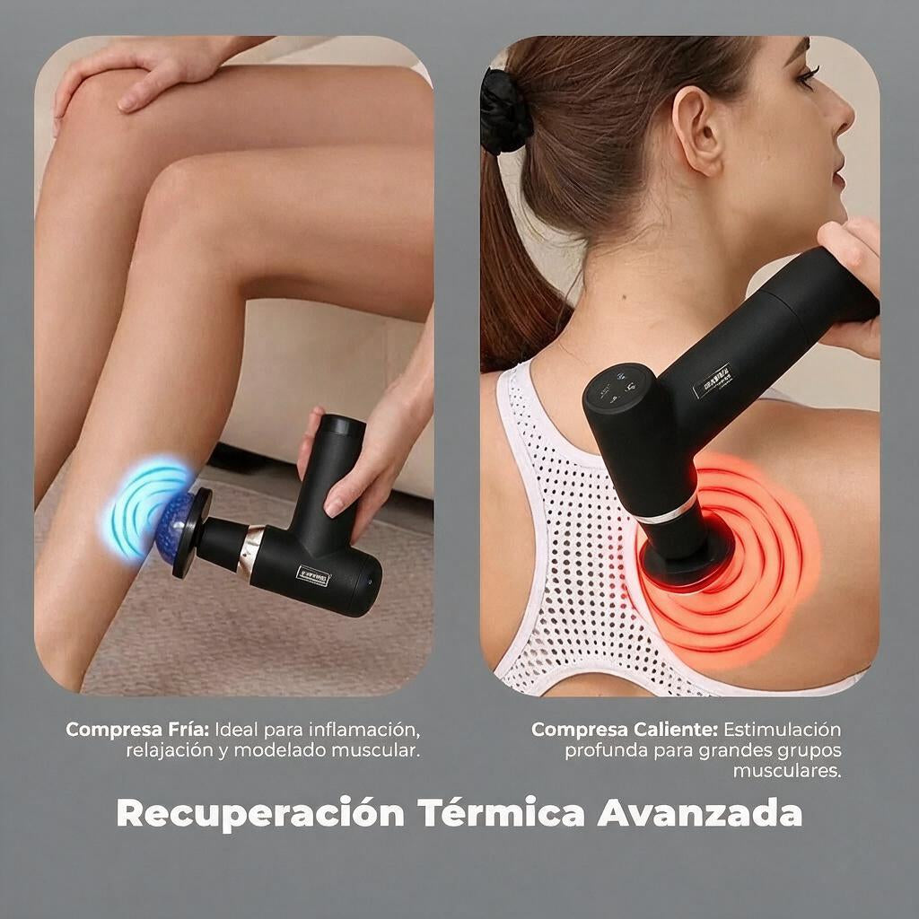 Pistola de Masaje Térmico Extensible