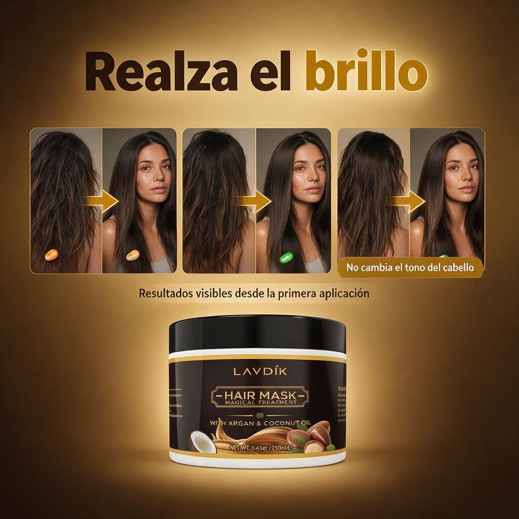 Mascarilla Sedosa con Aceite de Argán