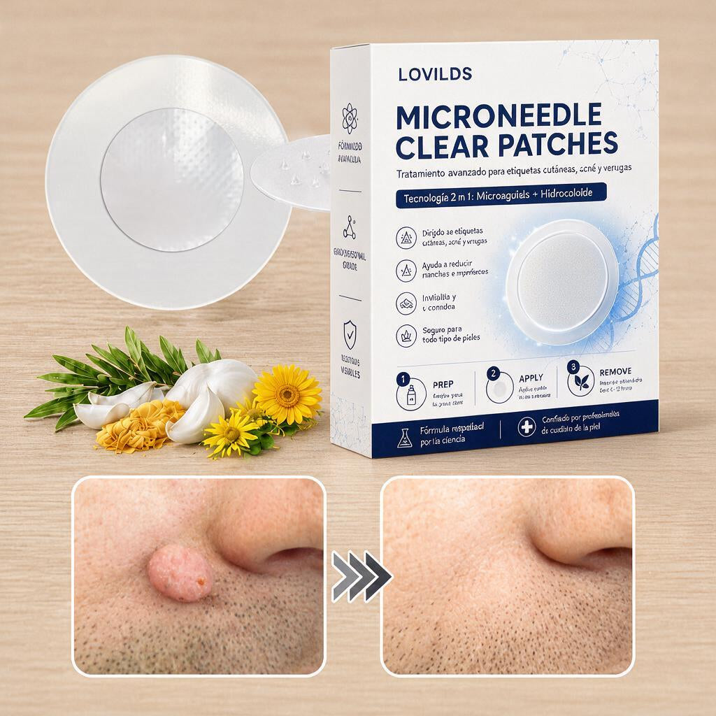 Parches Dermactiv Microneedle 2 en 1