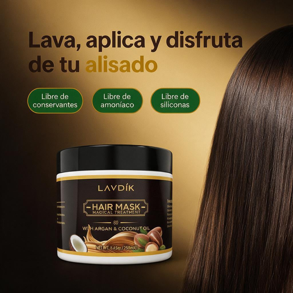Mascarilla Sedosa con Aceite de Argán