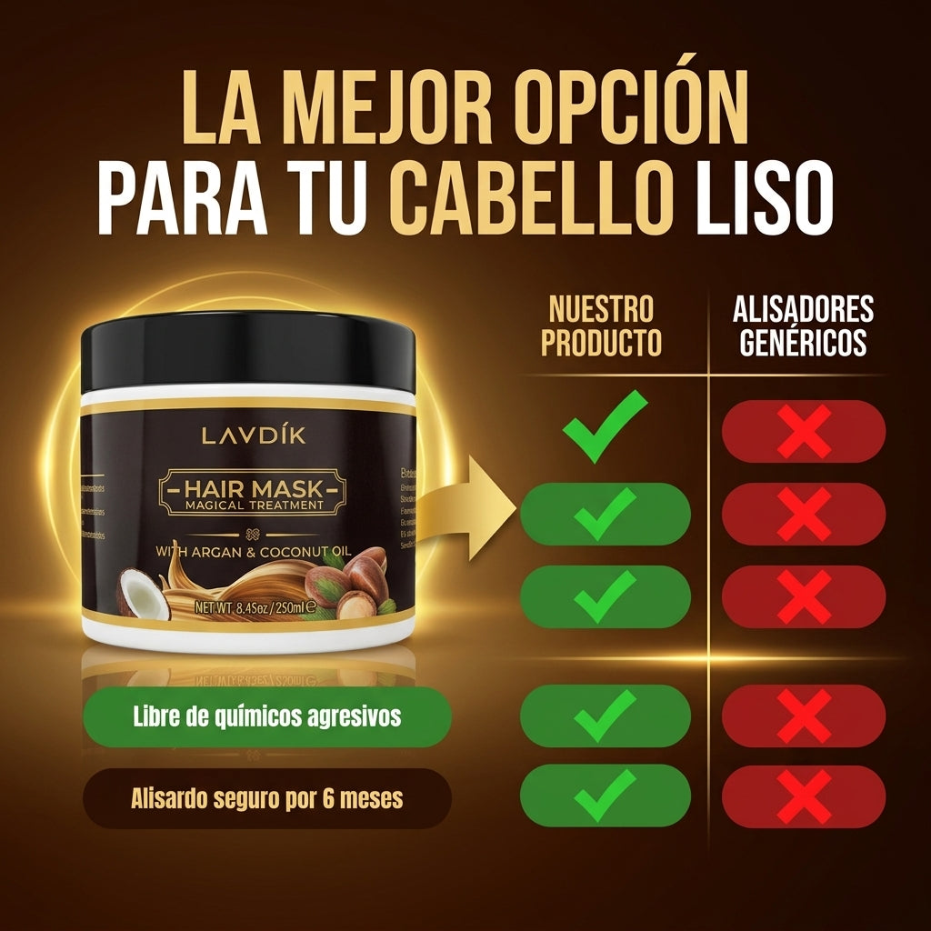 Mascarilla Sedosa con Aceite de Argán