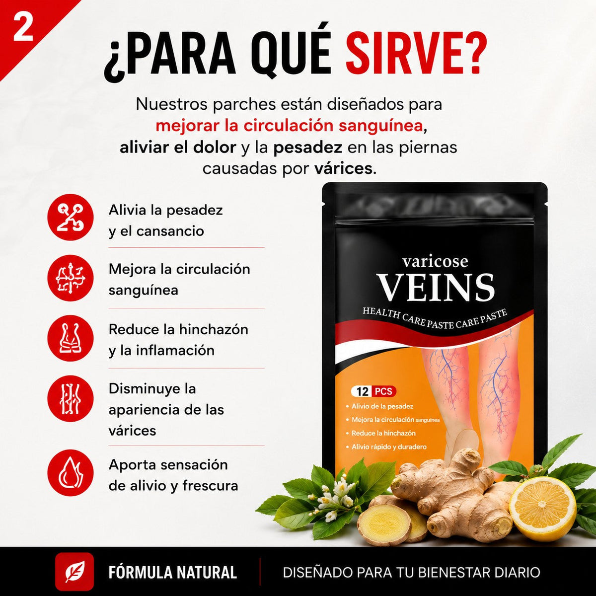 Parches Venax Alivio Diario